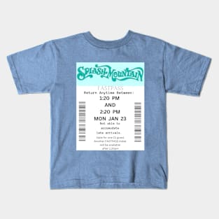 Splash Mountain FP Kids T-Shirt